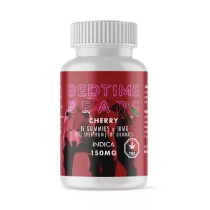 Cherry Bedtime Vegan THC Gummy Bears – Indica 10mg x 15pcs (150mg) – KANDY KANDY