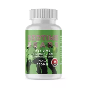 Key Lime Bedtime Vegan THC Gummy Bears – Indica 10mg x 15pcs (150mg) – KANDY KANDY