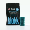 Blue Raspberry THC Gummy Blokk by Kandy Kandy: 600 mg Indica, gluten-free, lab tested.
