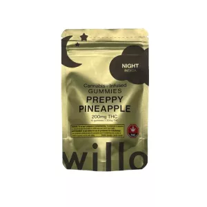 Preppy Pineapple Indica THC Gummies 20mg x 10pcs (200mg) – Willo