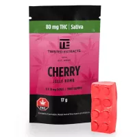 Cherry THC gummies by Twisted Extracts sativa edibles