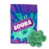 Cannabis-infused Sours candy by Euphoria Extractions, 600mg Indica, grape flavor.