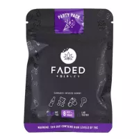 Party Pack assorted thc gummies 240mg by Faded Edibles