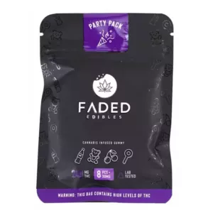 Party Pack Assorted THC Gummies 30mg x 8pcs (240mg) – Faded Edibles
