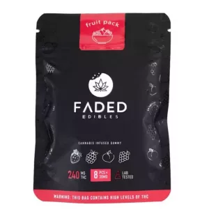 Fruit Pack Assorted THC Gummies 30mg x 8pcs (240mg) – Faded Edibles