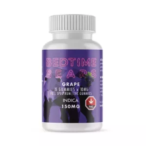 Grape Bedtime Vegan THC Gummy Bears – Indica 150mg / 15pcs – KANDY KANDY