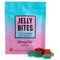 Berry mix THC gummies by Twisted Extracts indica edibles