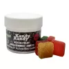Vegan Indica Gummies: Mixed Fruit Flavors, 200mg THC, Sugar-Coated, Naturally Flavored.