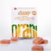 Kandy Kandy THC Gummies: Orange flavor, 200MG total, naturally flavored, gluten-free, lab tested.