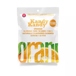 Orange Sativa Vegan THC Gummies 30mg x 5pcs (150mg)  – KANDY KANDY