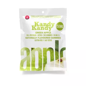 Green Apple Vegan Sativa THC Gummies 30mg x 5pcs (150mg) – KANDY KANDY