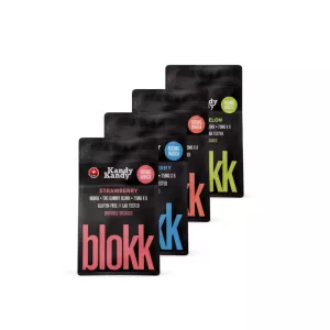 Indica THC Gummy Blokks 600mg x 4 Pack (2400mg) – KANDY KANDY