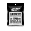 Black Kandy Kandy gummies pouch with ingredients and usage instructions.