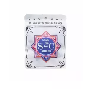 Butterfly High THC Gummies 400mg x 1pcs (400mg) – Sec