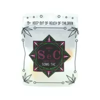 SeC Happy Hour 50mg THC gummies with natural ingredients