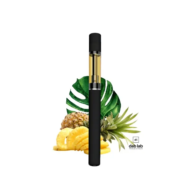 Stylo vape THC Pineapple Express 1g jetable Dab Lab avec saveur d'ananas tropical et effets sativa