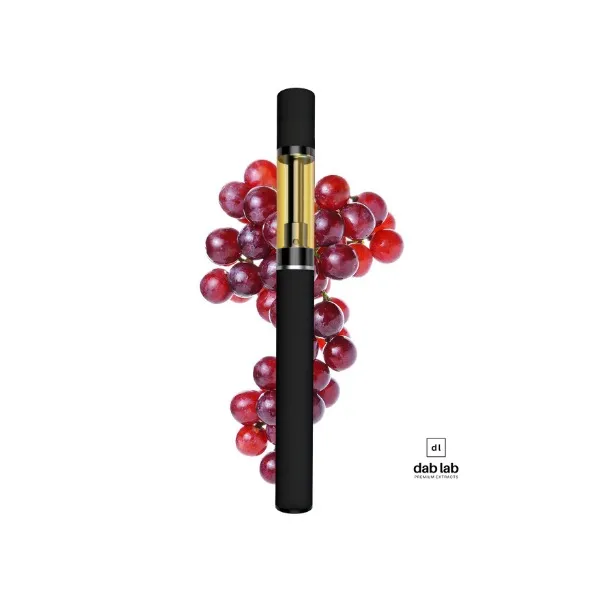 stylo vape jetable THC Grape Ape Dab Lab 1 gramme distillat premium