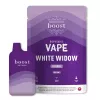 Purple Boost disposable vape packaging for cannabis-enriched hybrid White Widow, 3000MG, lab-tested, premium.