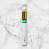 Sleek vape pen with boost and DOCTOR branding on a luxurious marble surface.