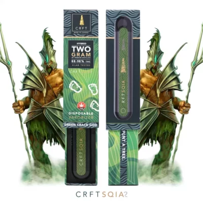 CRFT Canada Hybrid Vape Pen with High THC Content - Fantasy Character Promo