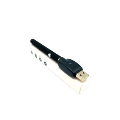 Black USB Wi-Fi Adapter with Gold-Plated Connector and External Antenna