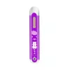 Purple and white vape pen with transparent window and VAPE APE branding.