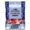 CBD Wine Gummies 200mg THC Free Vegan Gummies Package.