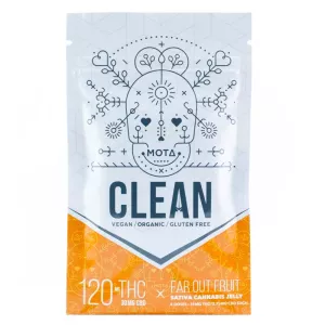 Sativa Clean Far Out Fruit Vegan Gummies 8pcs (150mg) – MOTA