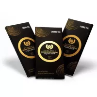 Opulence vegan dark chocolate THC edibles bar 250mg