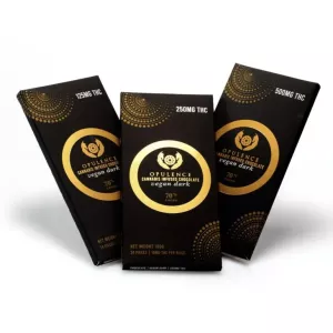 Vegan Dark Chocolate Bar 125mg / 24pcs – Opulence
