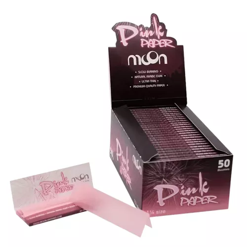 Moon Pink Rolling Papers 50ct – BIRCH+FOG