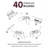 Instructions for rolling papers with numbered steps and illustrations.