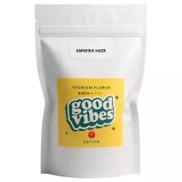 Premium sativa flower Amnesia Haze 7G cannabis buds by Birch+Fog