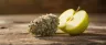 Apple Kush cannabis buds close-up