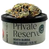Premium Private Reserve Death Bubba cannabis container, Indica dominant, 24.5% THC, 7 grams.