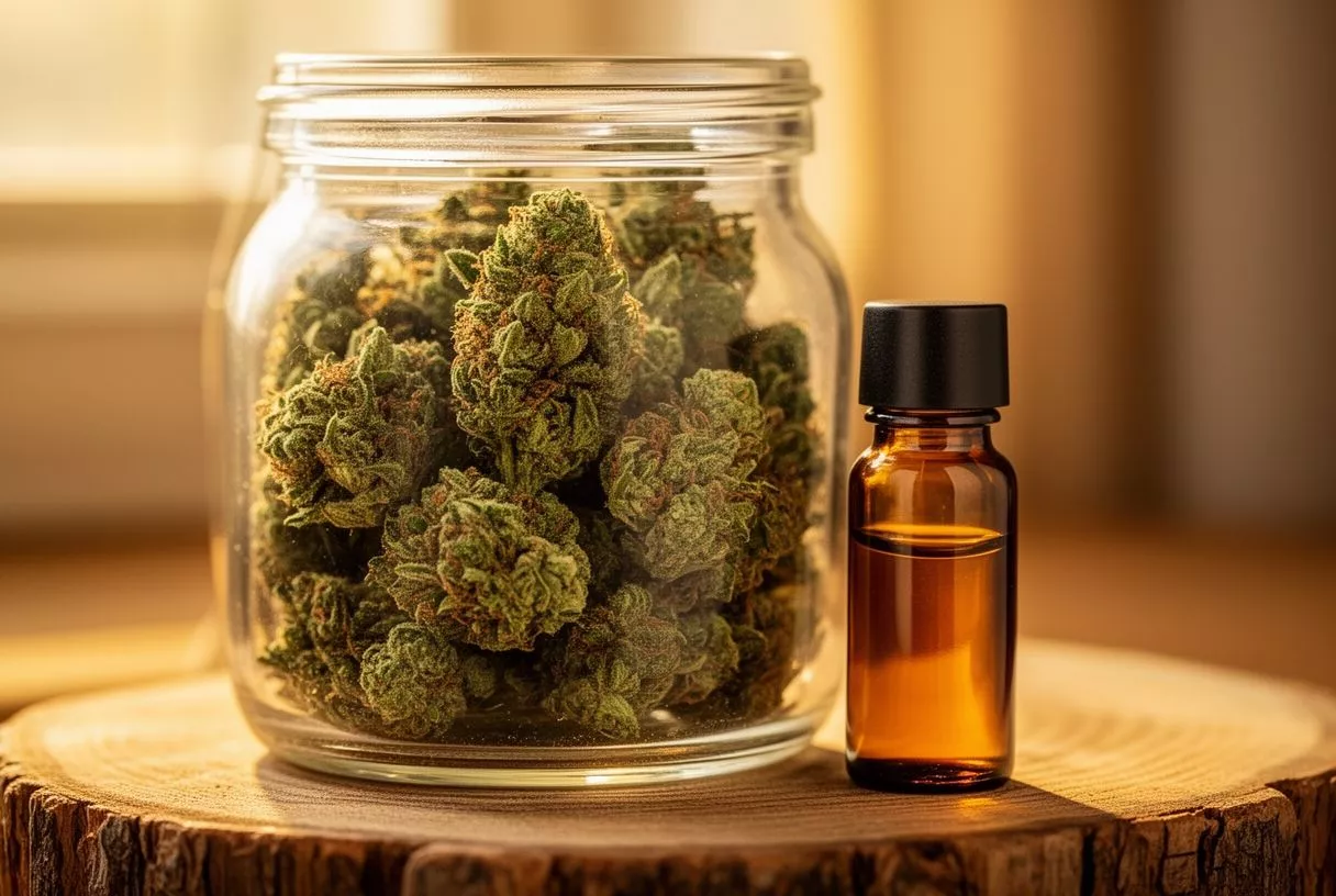 Alien Rift weed strain dense frosted buds