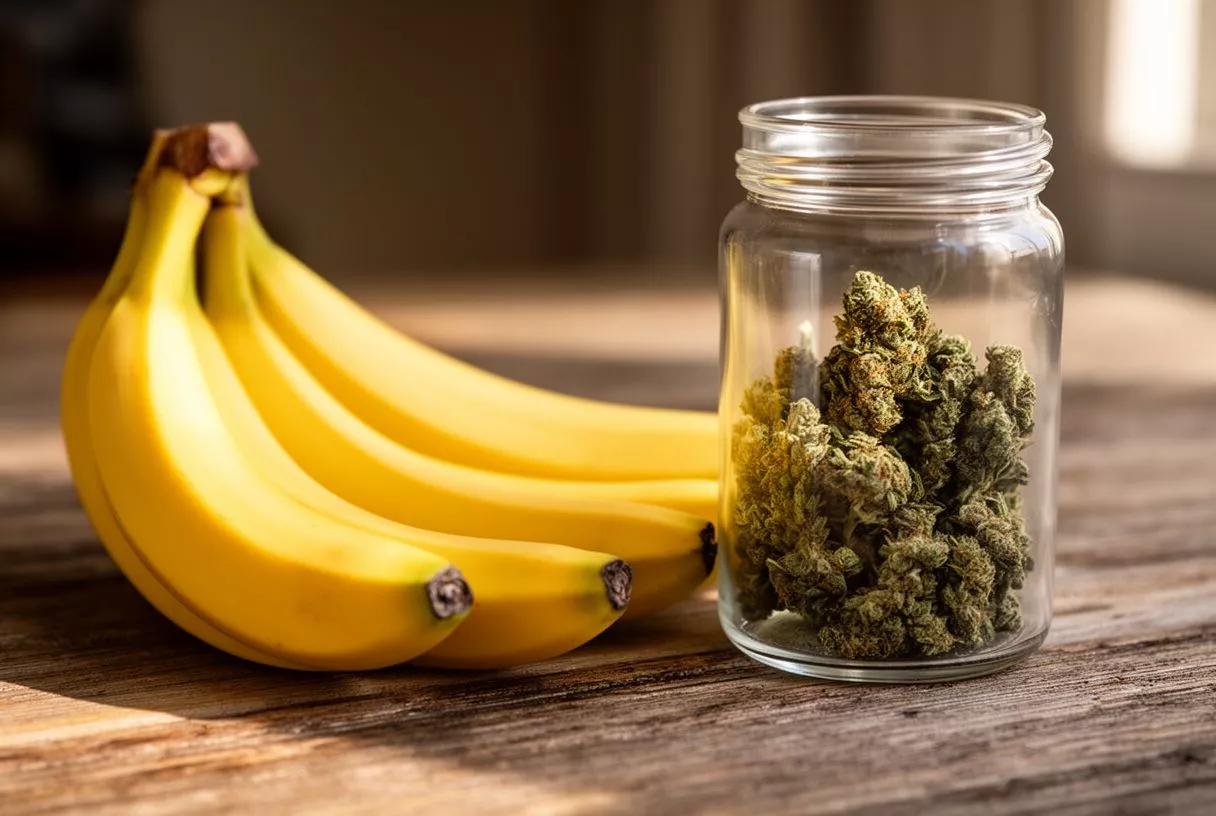 Banana Diesel weed strain close-up bud