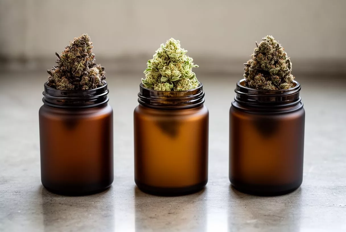 Alien Rift weed strain dense frosted buds