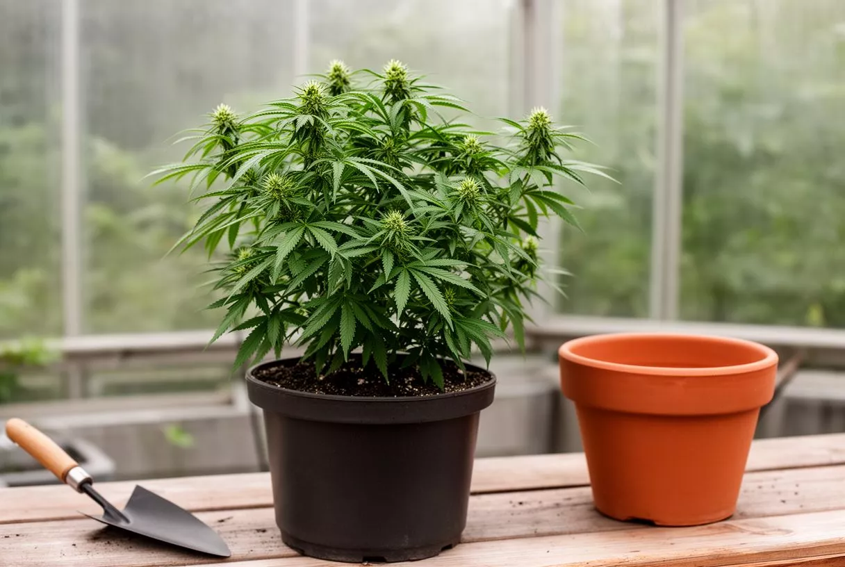 Aurora Indica weed dense resinous buds
