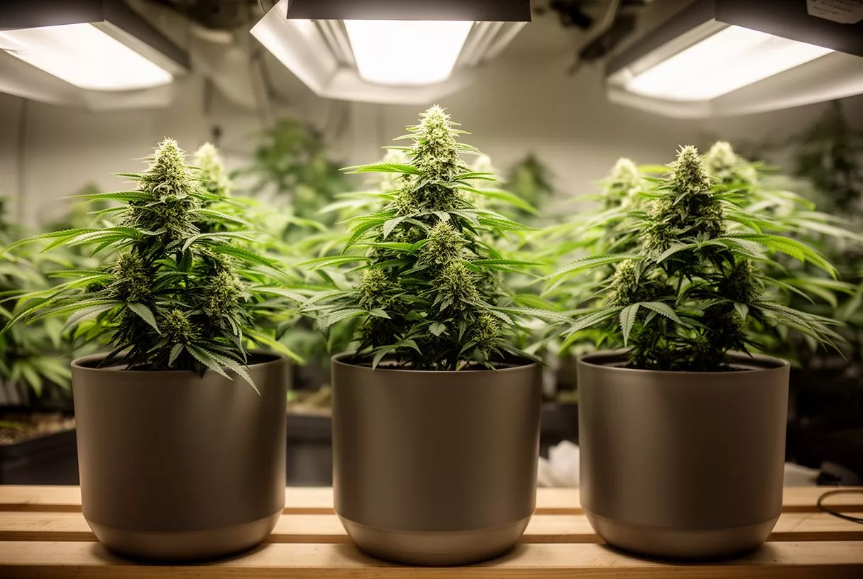 BCN Diesel weed strain resinous buds close-up