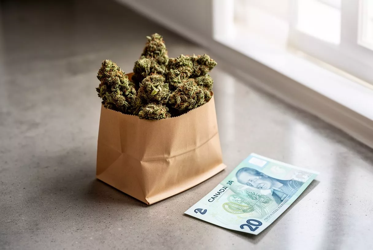 Afgooey weed strain dense resin-coated buds